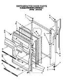 Refrigerator door