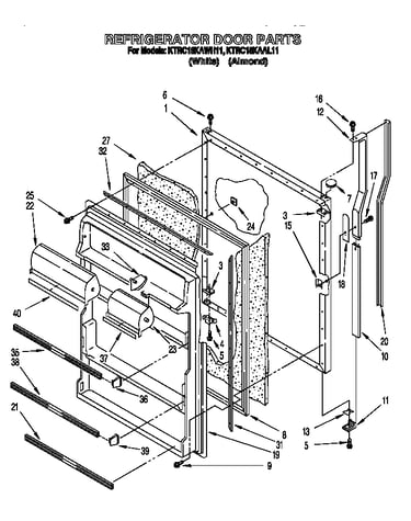 Refrigerator door