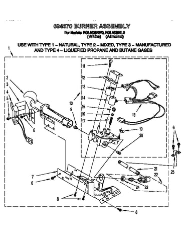 694670 burner assembly