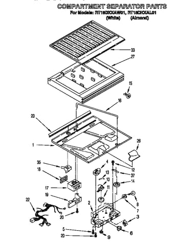 Compartment separator