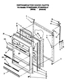 Refrigerator door