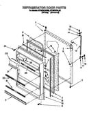 Refrigerator door