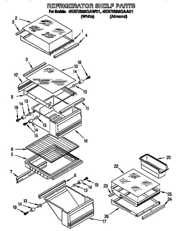 Refrigerator shelf
