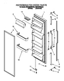 Refrigerator door