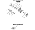 Roper WU5755B0 pump and motor diagram