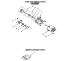 Roper WU4500B0 pump and motor diagram