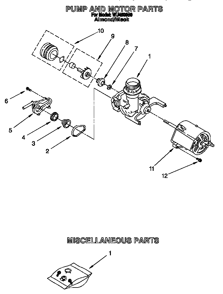 Pump and motor
