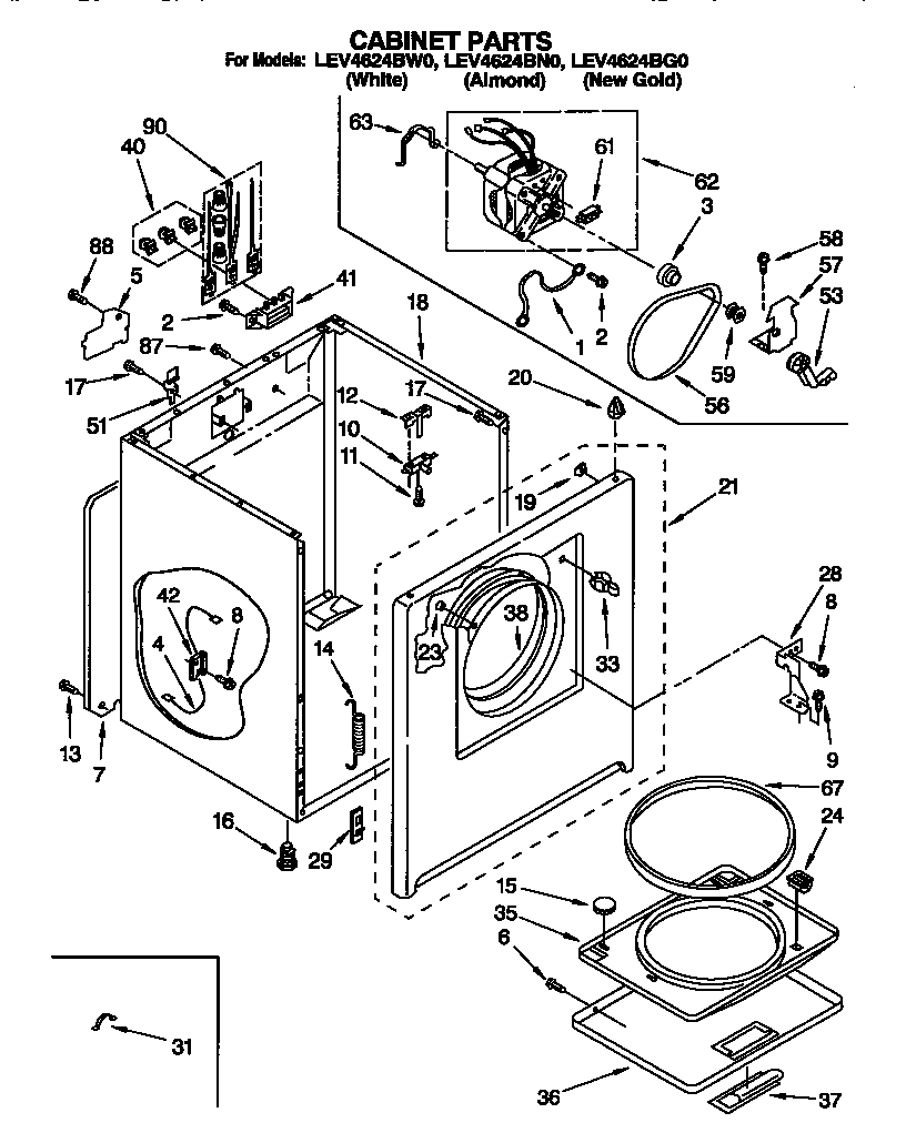 Parts diagram