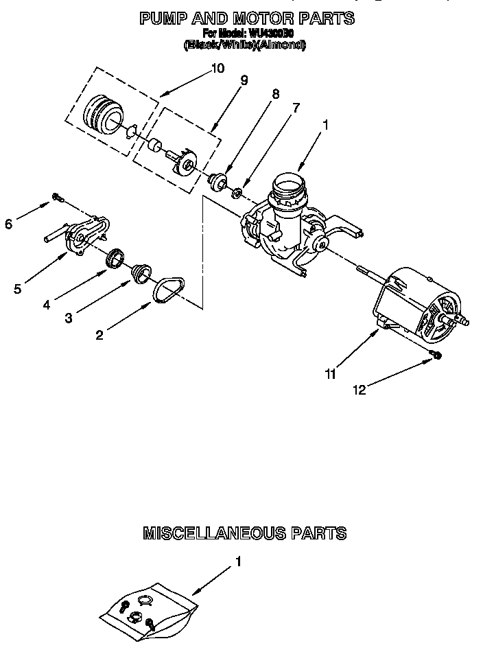 Pump and motor