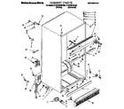 KitchenAid KTRC18KBWH00 cabinet diagram