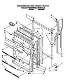 Refrigerator door