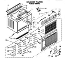 Roper X24004A0 cabinet diagram