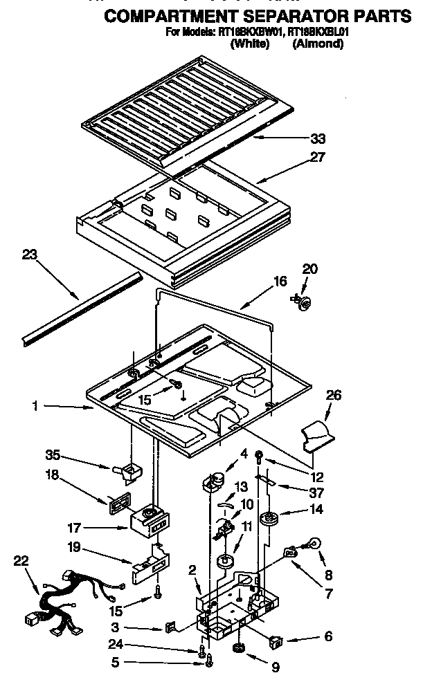 Compartment separator