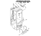 Whirlpool 8ED22PWXBG00 refrigerator liner diagram