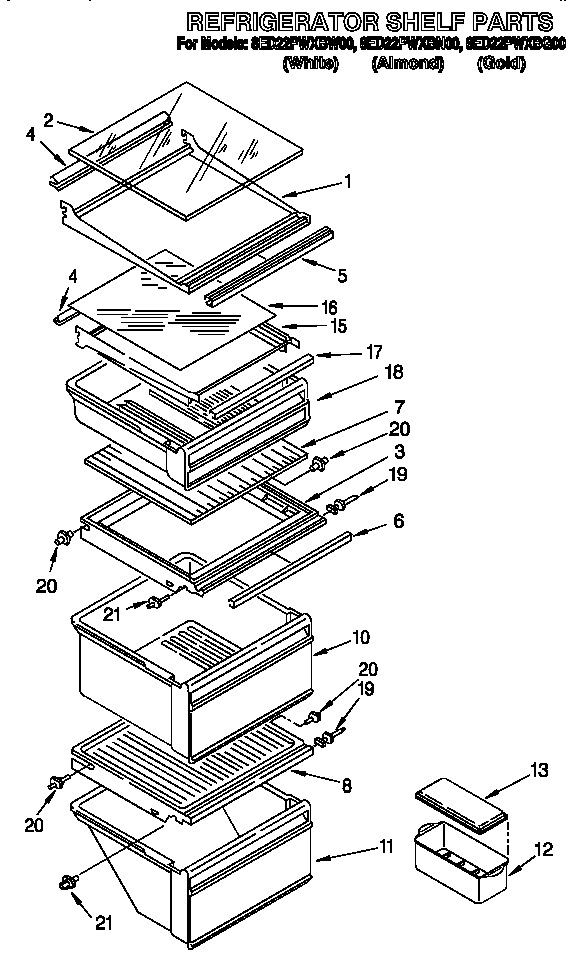 Refrigerator shelf