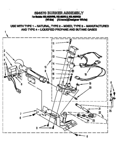 694670 burner assembly