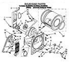 Roper REL4632BW0 bulkhead diagram