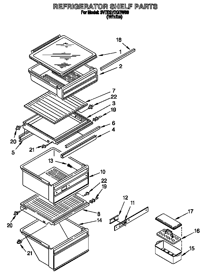 Refrigerator shelf