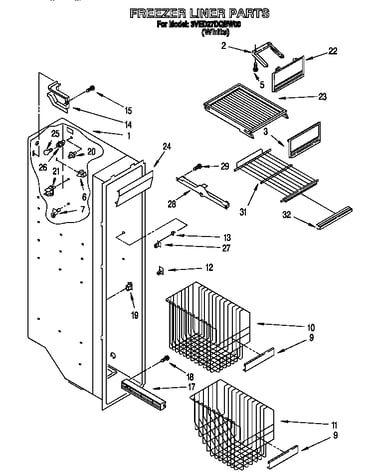 Freezer liner