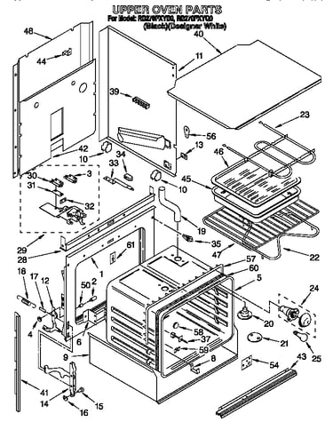 Upper oven