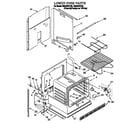 Whirlpool RB270PXYQ0 lower oven diagram