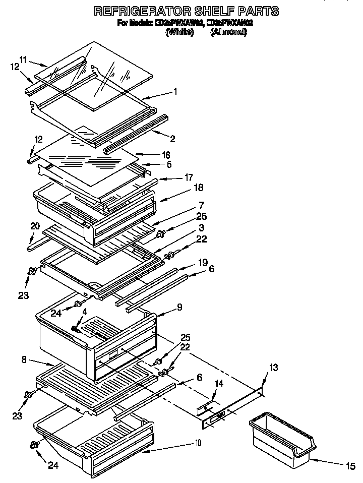 Refrigerator shelf