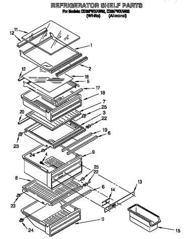 Refrigerator shelf