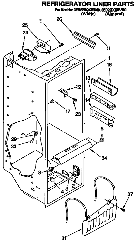 Refrigerator liner