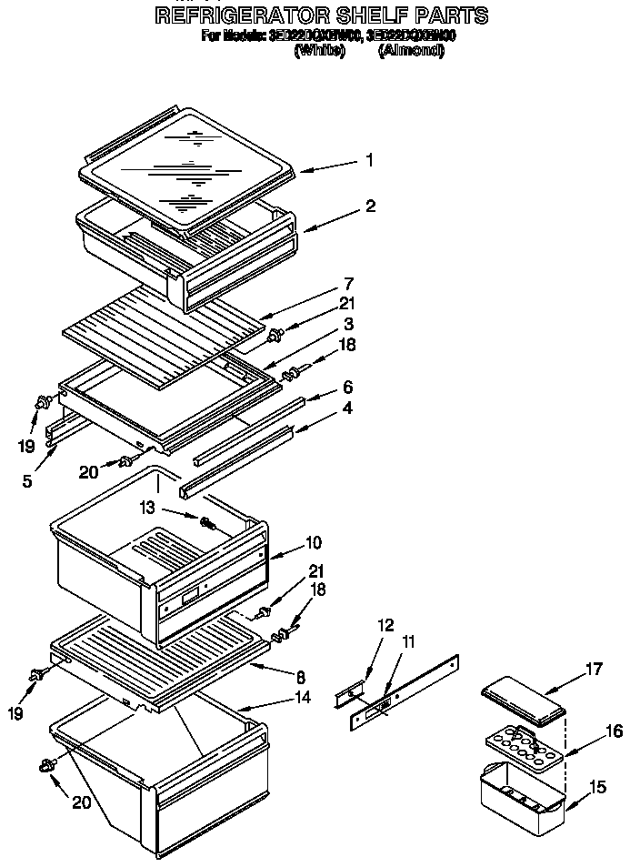 Refrigerator shelf