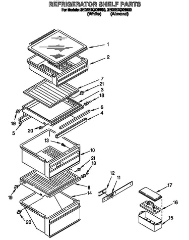 Refrigerator shelf