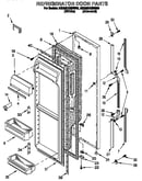 Refrigerator door