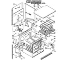 Whirlpool RB270PXYQ3 upper oven diagram