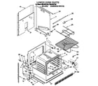 Whirlpool RB270PXYQ2 lower oven diagram