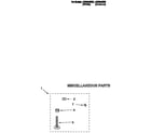 Whirlpool LSV9355BW0 miscellaneous diagram