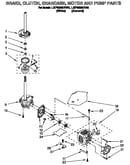 Brake, clutch, gearcase, motor and pump