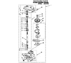 Whirlpool LSV9245BW0 gearcase diagram