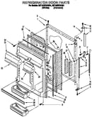 Refrigerator door