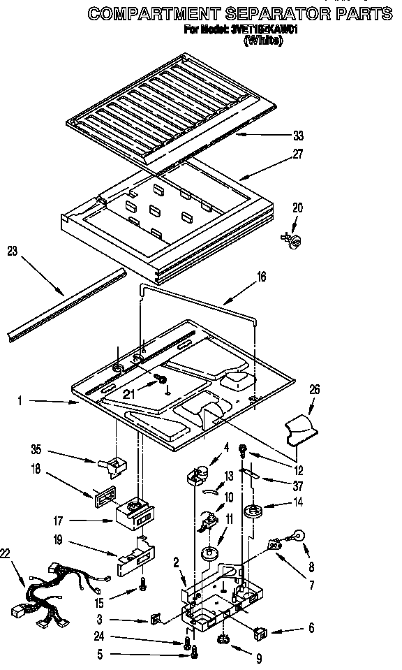 Compartment separator