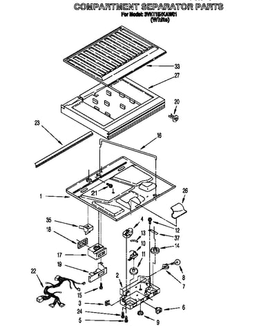 Compartment separator