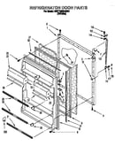 Refrigerator door