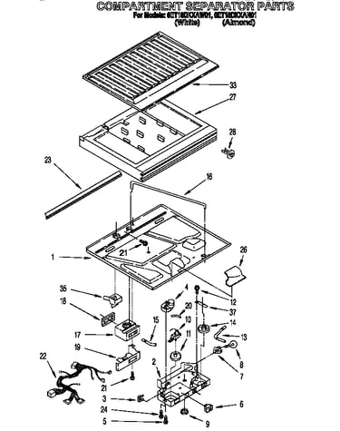 Compartment separator