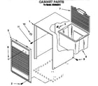 Whirlpool AD0302XA1 cabinet parts diagram
