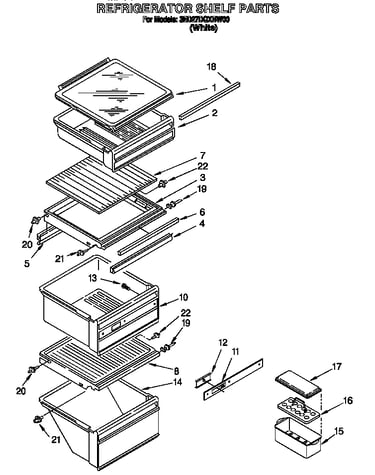 Refrigerator shelf