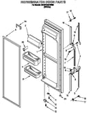 Refrigerator door