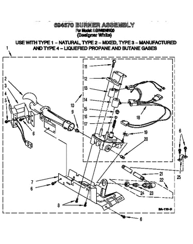 694670 burner assembly