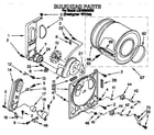 Whirlpool LGR4624BQ0 bulkhead diagram