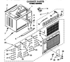 Whirlpool ACM184XA0 cabinet diagram