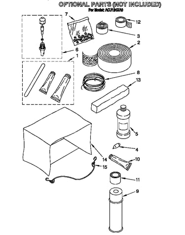Optional parts (not included)
