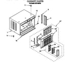 Whirlpool ACH122XA0 cabinet diagram