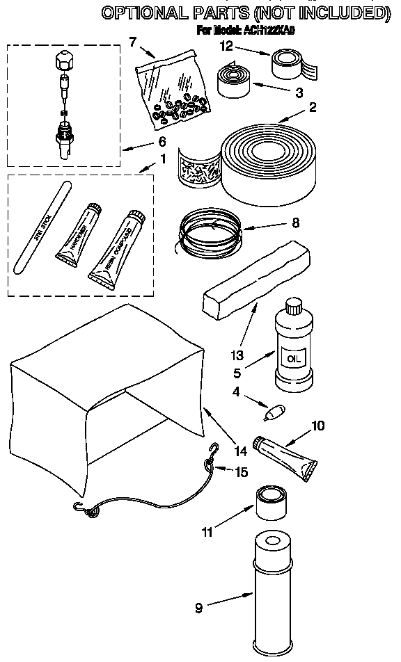 Optional parts (not included)